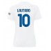 Inter Milan Lautaro Martinez #10 Kopio Vieras Pelipaita Naisten 2023-24 Lyhyet Hihat